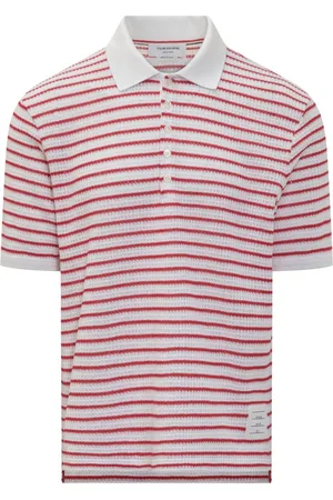 Thom Browne Gestreiftes Poloshirt