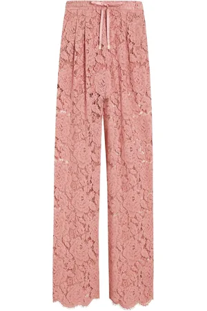 Dolce & Gabbana Hose mit Blumenspitze