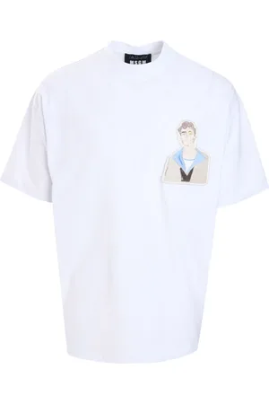 Msgm T-Shirt mit Patch-Detail