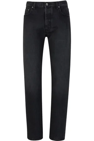 OFF-WHITE Tapered-Jeans mit ausgeblichenem Effekt