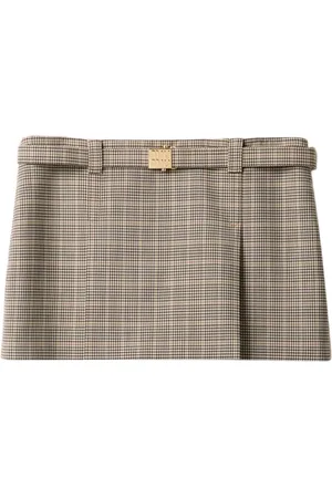 Miu Miu Karierter Minirock