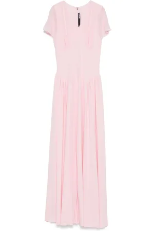 ROTATE Maxikleid mit V-Ausschnitt
