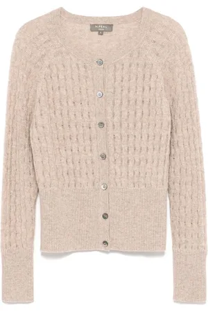 N.PEAL Moving Rib Cardigan