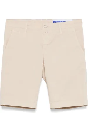 Jacob Cohen Chino-Shorts mit Logo-Schild
