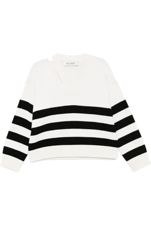Rohe Pullover im Deconstructed-Look