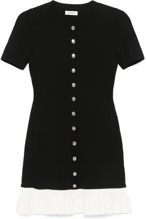 Sandro Plissiertes Minikleid