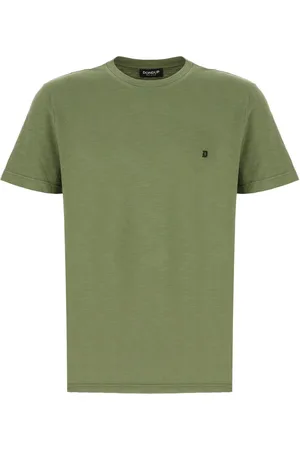 Dondup T-Shirt mit Logo-Patch