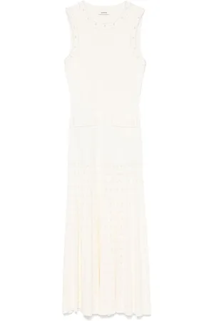Sandro Gestricktes Maxikleid