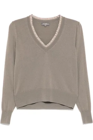 N.PEAL Pullover mit V-Ausschnitt