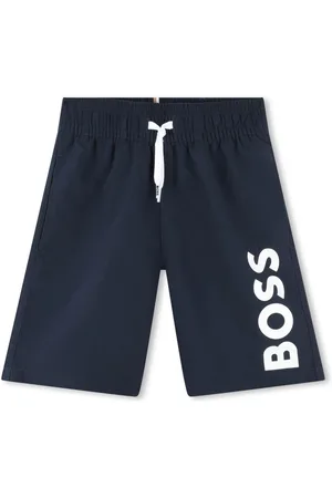 HUGO BOSS Badeshorts mit Logo-Print