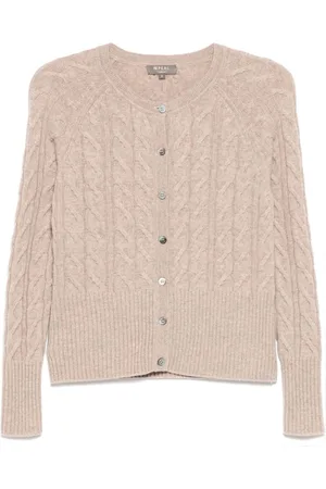 N.PEAL Myla Cable Cardigan