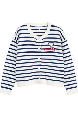 Chinti & Parker X Peanuts Cardigan mit Snoopy-Applikation