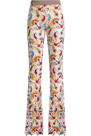 Etro Ausgestellte Paisley-Makramee-Hose
