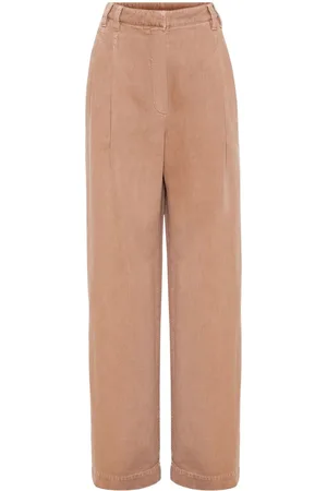 Brunello Cucinelli Wide-Leg-Hose mit Bundfalten