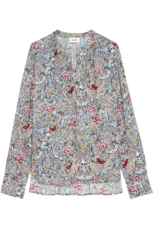 Zadig & Voltaire Bluse mit Blumen-Print