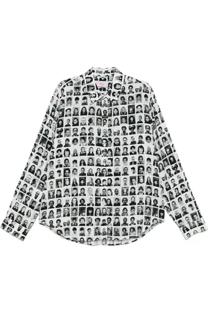 MARTINE ROSE Hemd mit Foto-Print