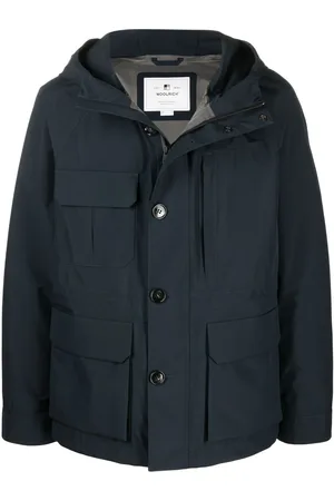 Woolrich Kapuzenjacke mit Klappentaschen