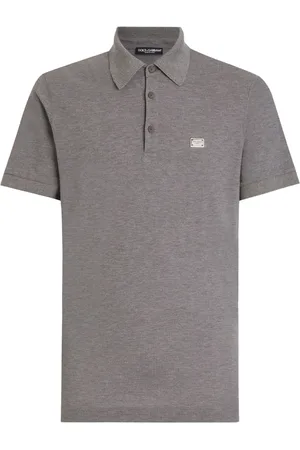 Dolce & Gabbana Poloshirt mit Logo-Schild