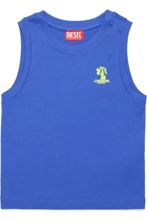 Diesel Tanktop mit Palmen-Print
