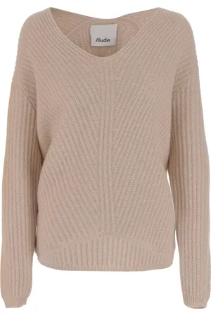 Allude Gerippter Kaschmirpullover