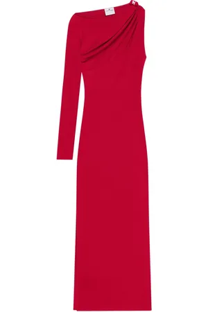 Courrèges Asymmetrisches Midikleid