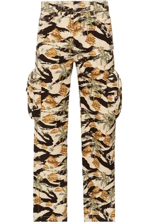 AMIRI M65 Baggy-Cargohose mit Palmen