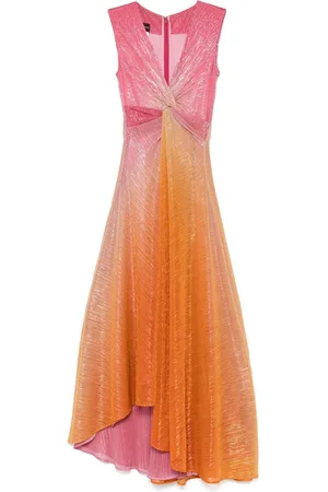TALBOT RUNHOF Lurex-Abendkleid mit Farbverlauf