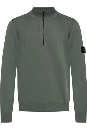 Stone Island Pullover mit Kompass-Patch