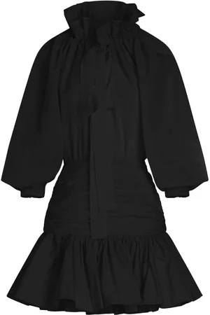 Patou Volume Minikleid mit Ärmeln