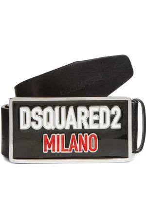 Dsquared2 Ledergürtel mit Logo-Schild
