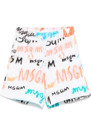Msgm Joggingshorts mit Logo-Print