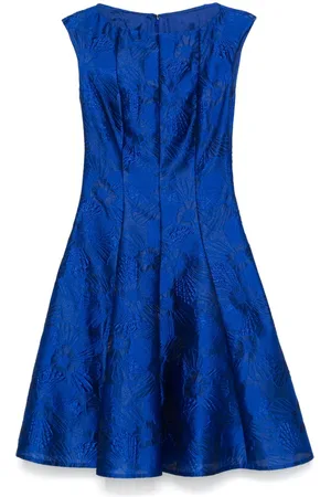TALBOT RUNHOF Jacquard-Minikleid mit Blumenmuster