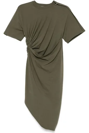 MUGLER Midikleid mit Piercing-Detail