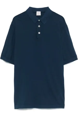 ELEVENTY Fein gestricktes Poloshirt