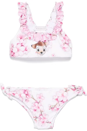 MONNALISA X Disney Bikini mit Bambi-Print