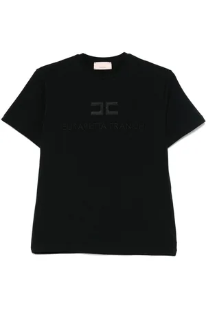 Elisabetta Franchi T-Shirt mit Logo-Stickerei