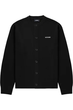 We11 Done Cardigan mit Logo-Stickerei