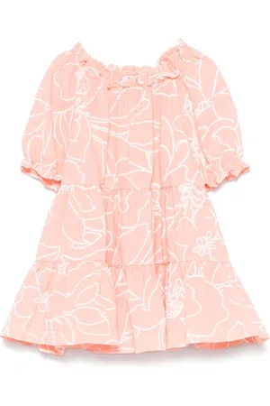Il gufo Kleid mit Blumen-Print