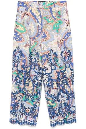 Etro Hose mit Blumen-Print