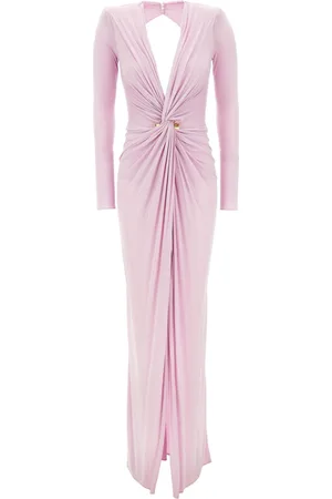 Elisabetta Franchi Maxikleid mit V-Ausschnitt