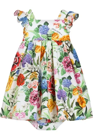 Dolce & Gabbana Kleid mit Blumen-Print