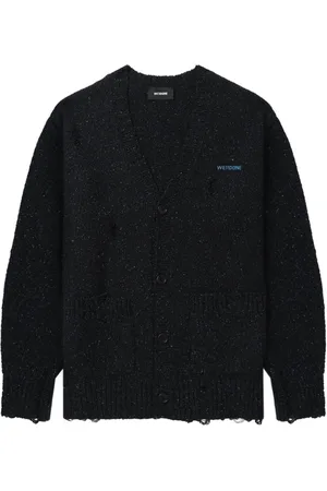 We11 Done Klassischer Lurex-Cardigan