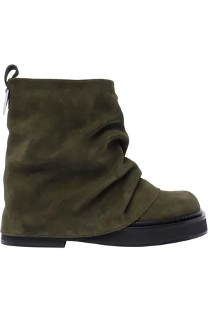 The Attico Stiefel mit Logo-Schild