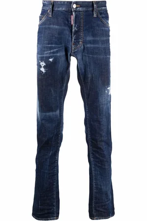 Dsquared2 Gerade Jeans mit Distressed-Detail