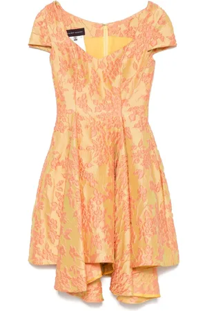 TALBOT RUNHOF Asymmetrisches Kleid mit Blumenmuster
