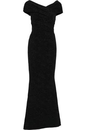 TALBOT RUNHOF Maxikleid im Metallic-Look