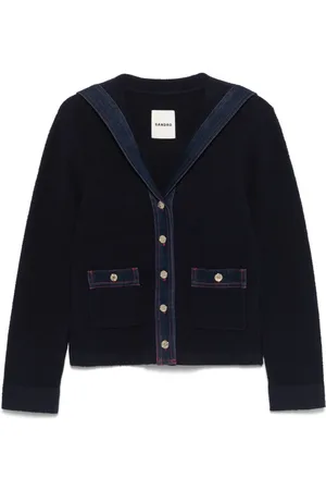 Sandro Cardigan mit Matrosenkragen