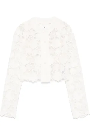 ERMANNO SCERVINO Jacke aus Guipure-Spitze