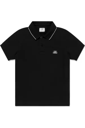 C.P. Company Poloshirt mit Logo-Stickerei
