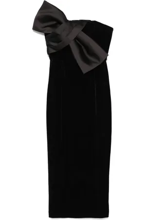 NISSA Samtkleid mit Schleife